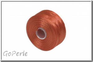 S-Lon, Size D, Beading Thread, Fdelgarn, orange, 1 Spule